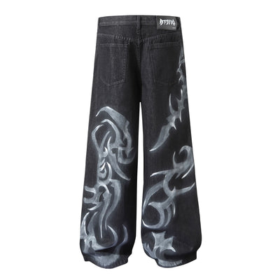 Jeans Sueltos Retro Estilo Americano - Image 7