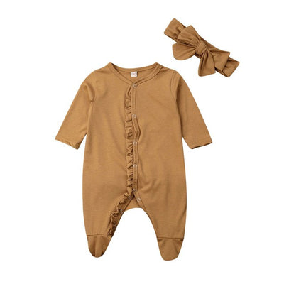 Mameluco Infantil con Volantes - Conjunto Elegante para Niños - Image 5
