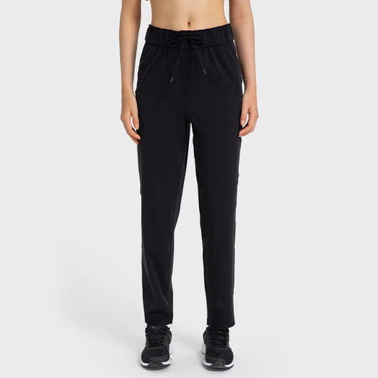 Pantalones Rectos Cintura Elástica Ajustable para Mujer - Image 3