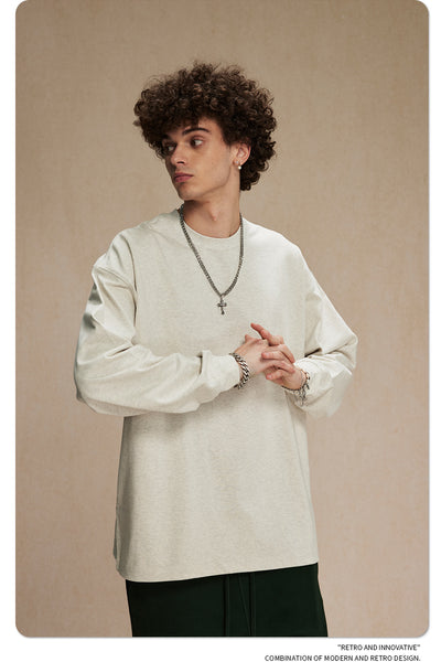 Camisa Manga Larga Cuello Redondo para Hombre - Image 17