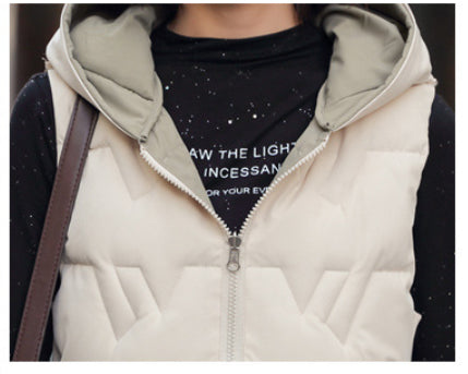 Abrigo Parka Acolchado Reversible con Capucha para Mujer - Image 21