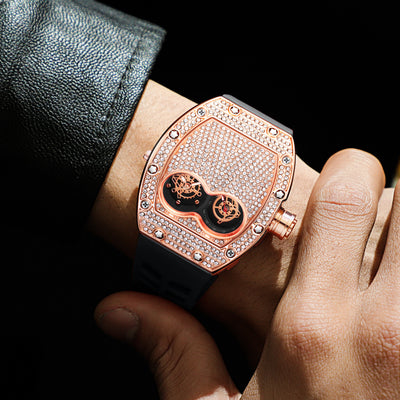 Reloj de Cuarzo para Hombre con Diamante y Personalidad Fashion - Image 10