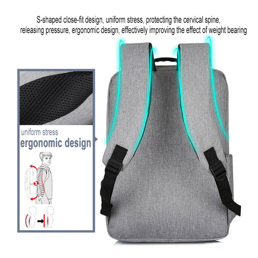 Mochila Antirrobo con Puerto USB para Laptop - Mochila de Viaje Profesional Unisex - Image 4