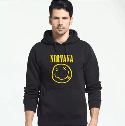 Sudadera con Capucha Estampado Sonrisa para Hombre - Image 4
