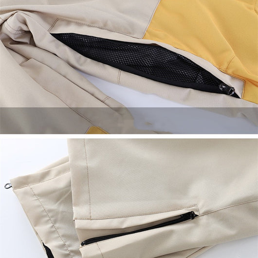 Pantalones de Esquí Impermeables Bicolor para Hombre y Mujer - Image 11