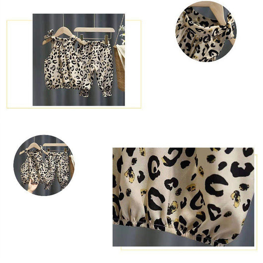 Traje Estilo Western para Niña con Estampado Leopardo - Image 13