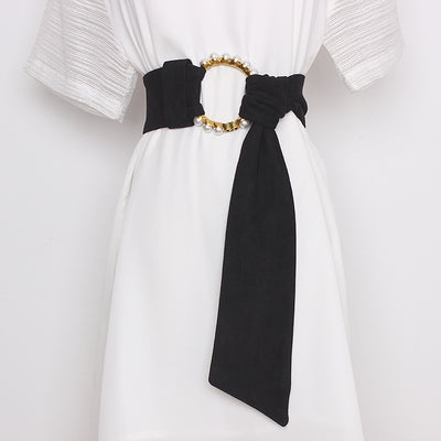 Vestido Retro Largo con Accesorios de Falda para Otoño e Invierno - Image 5