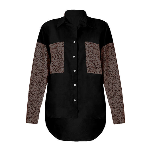 Cardigan de Solapa con Estampado Leopardo y Bolsillos - Image 15