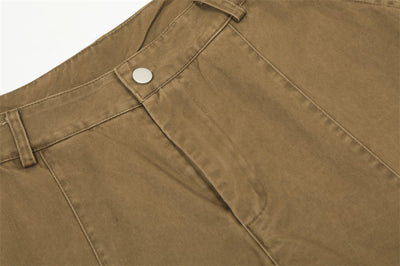 Pantalones Cargo Sueltos Estilo Punk Desgastados para Hombre - Image 11