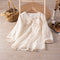Double-Layer Ramie 3/4-Sleeve Shirt - Fresh and Comfortable for Summer