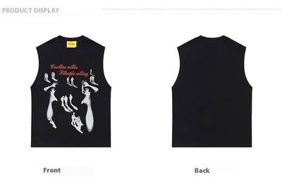 Camiseta Sin Mangas Estampada para Hombre - Image 12