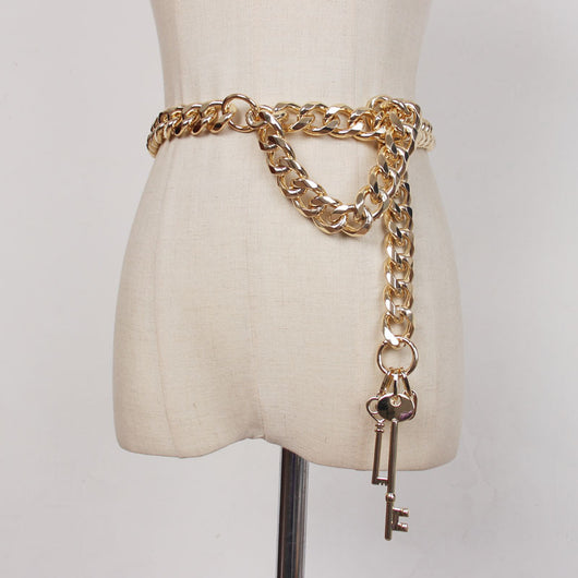 Cadena Gruesa para Cintura con Dije de Llave - Accesorio Coordinado para Vestidos - Image 6