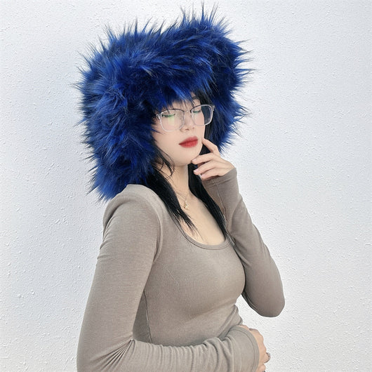 Gorro de Piel de Mapache Versátil y Elegante - Image 28
