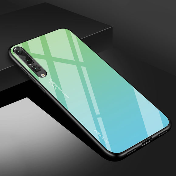 Funda Degradada de Cristal Templado Antimpacto Compatible con Apple