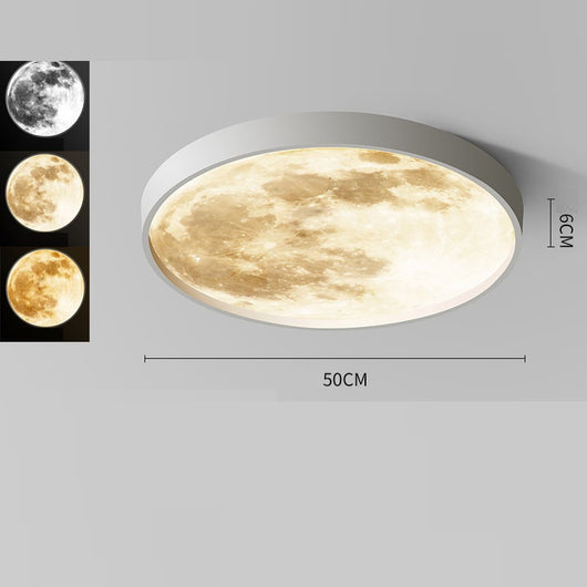 Lámpara de Techo Lunar con Luz Tricolor Regulable - Image 4