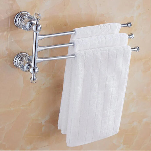 Toallero de Pared Estilo Europeo sin Taladro de 3-4 Barras - Image 13