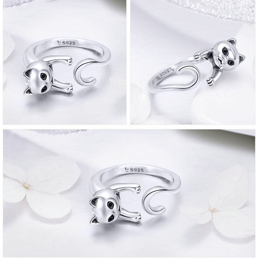 Anillo de Gato Travieso - Diseño Lindo y Ajustable - Image 13