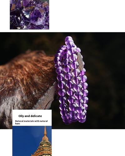 Pulsera de Amatista Uruguaya Tres Anillos - Image 12