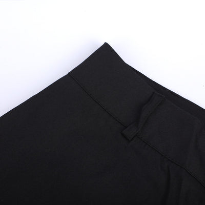 Pantalones Cargo Cintura Alta Slim Fit con Bolsillos para Mujer - Image 8