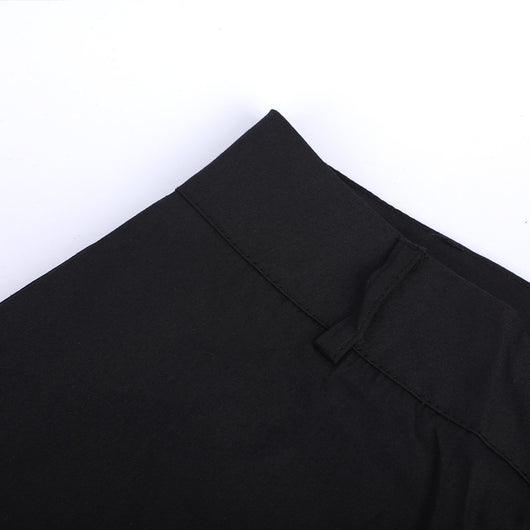 Pantalones Cargo Cintura Alta Slim Fit con Bolsillos para Mujer - Image 8