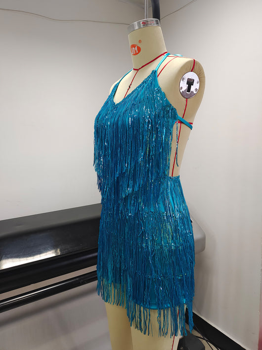 Jumpsuit de Lentejuelas con Tirantes Backless Estilo Discoteca - Image 20