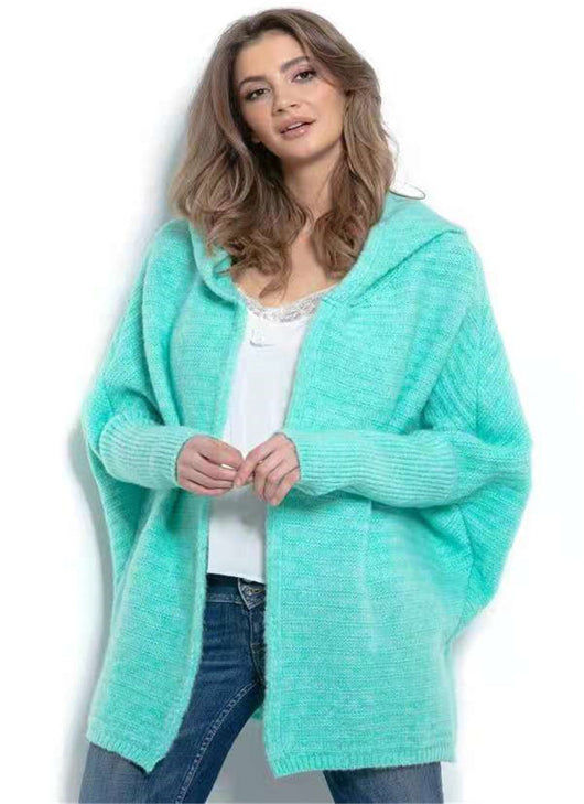Cardigan Cuello V Temperamento Color Puro - Abrigo Suéter Ejecutivo - Image 9
