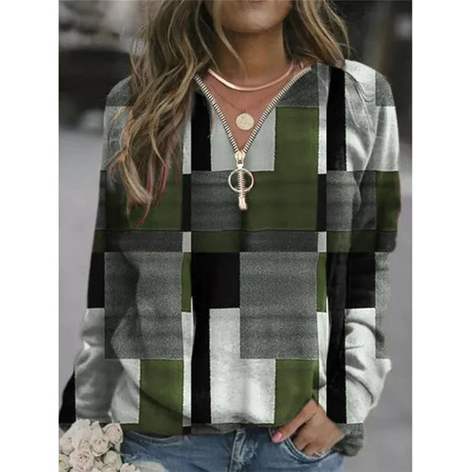 Suéteres Cuadriculados y Chaquetas Fleece para Mujer - Image 5