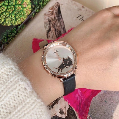 Reloj Elegante para Estudiantes - Diseño Moderno Gatito - Image 6