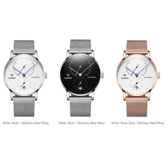 Reloj Mecánico Hombre Fondo Transparente Resistente al Agua - Image 12
