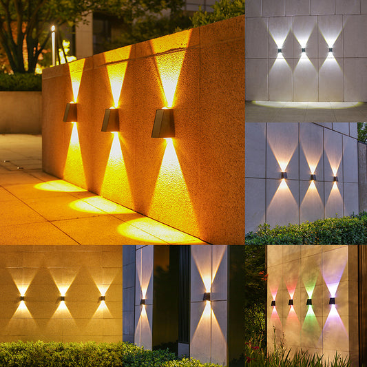 Lámpara Solar de Pared para Exterior - Iluminación Decorativa de Patio - Image 2