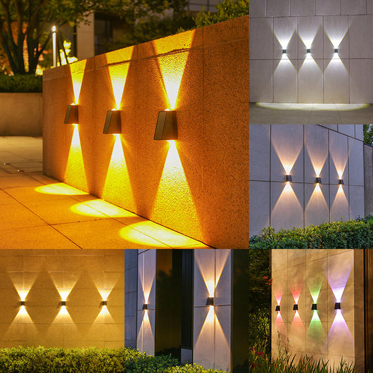 Lámpara Solar de Pared para Exterior - Iluminación Decorativa de Patio - Image 2