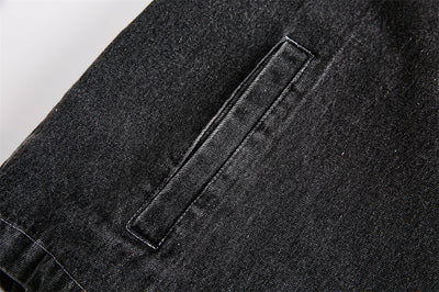 Chaqueta Denim Patchwork Contraste - Unisex Estilo Street - Image 18