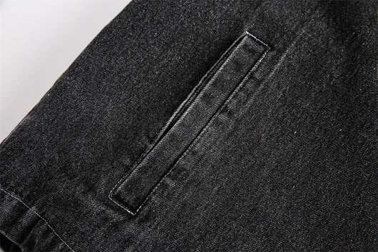 Chaqueta Denim Patchwork Contraste - Unisex Estilo Street - Image 18