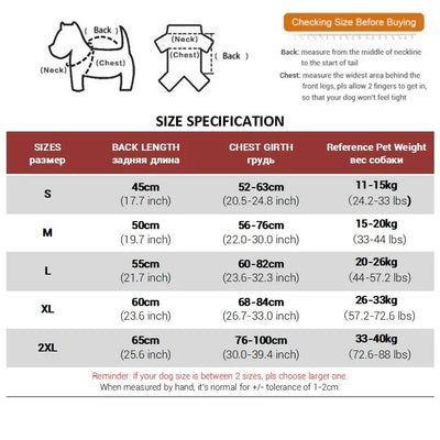 Abrigo Impermeable Térmico para Perros - Protección Total en Invierno - Image 2