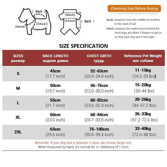 Abrigo Impermeable Térmico para Perros - Protección Total en Invierno