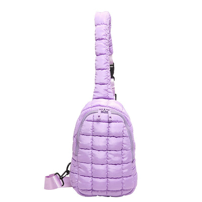 Bolsa Crossbody Acolchada Diamante para Mujer - Diseño Plisado Cloud - Image 11
