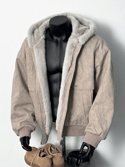 Chaqueta Acolchada de Algodón con Textura Mármol - Estilo Retro para Invierno - Image 15
