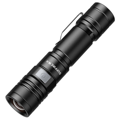 Linterna LED Táctica Recargable USB con Zoom para Defensa Personal y Actividades Nocturnas - Image 3