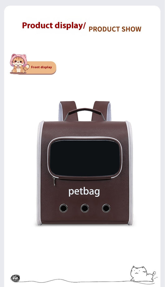 Mochila Transportadora para Gatos de Gran Capacidad Expandible con Ventana Transparente - Image 20