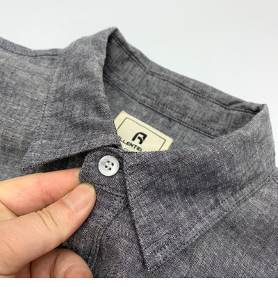 Camisa Retro de Lino y Algodón para Hombre - Estilo Japonés Transpirable - Image 48