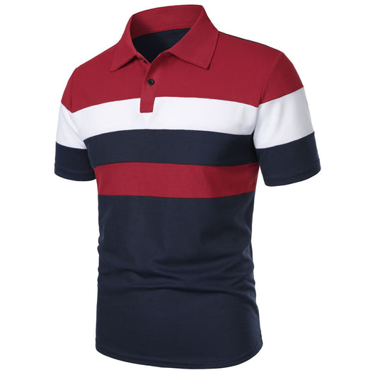 Camiseta Deportiva Hombre Rayas Pecho Contraste - Image 24