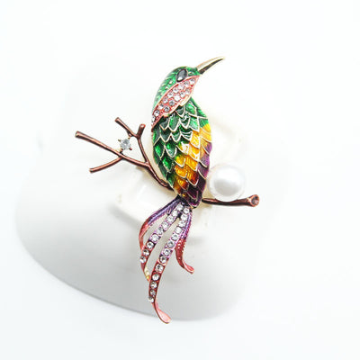 Broche Flor y Pájaro en Aleación Versátil - Image 7