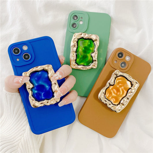 Funda Telefónica de Diamante Metálico - Diseño Minimalista y Protección Premium - Image 7