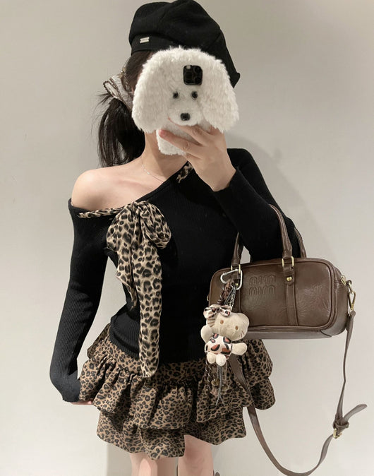 Blusa Ajustada de Manga Larga con Tirantes - Estilo Otoño Deseo - Image 8