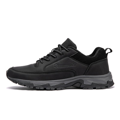 Zapatos Deportivos Impermeables de Cuero para Hombre - Talla Grande, Comodidad para Adultos - Image 4