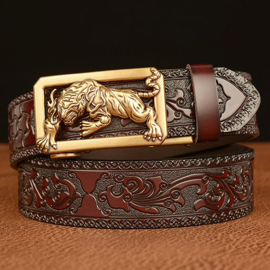 Cinturón Casual para Hombre con Hebilla Automática de Diseño Moderno - Image 8