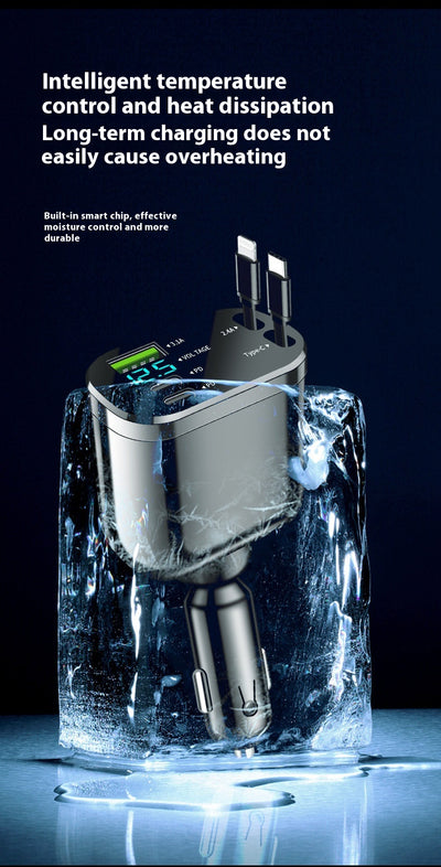 Cargador de Auto Encendedor Doble con Cable Flexible Plegable - Image 13