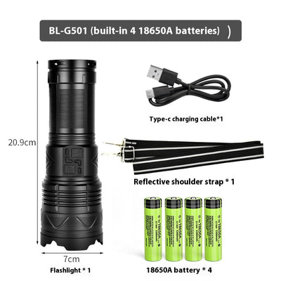 Linterna LED Zoom de Alto Rendimiento para Exteriores - Image 7
