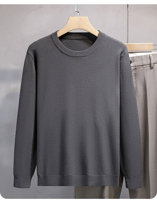 Suéter Holgado Oversized Cuello Redondo para Hombre - Image 33