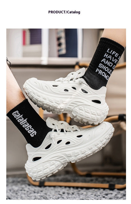 Sandalias Deportivas Antideslizantes para Hombre con Suela Gruesa y Talón Cubierto - Image 31